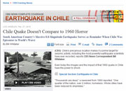 Recalling 1960 Chile Quake